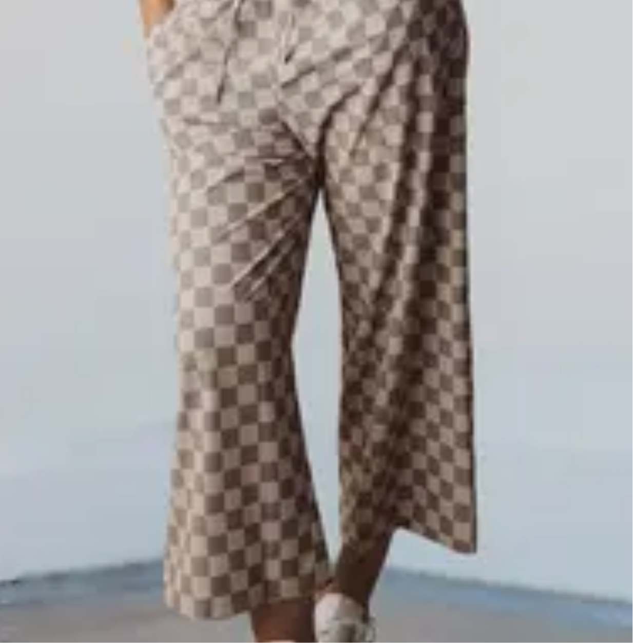Brown Checked Pant S M L XL