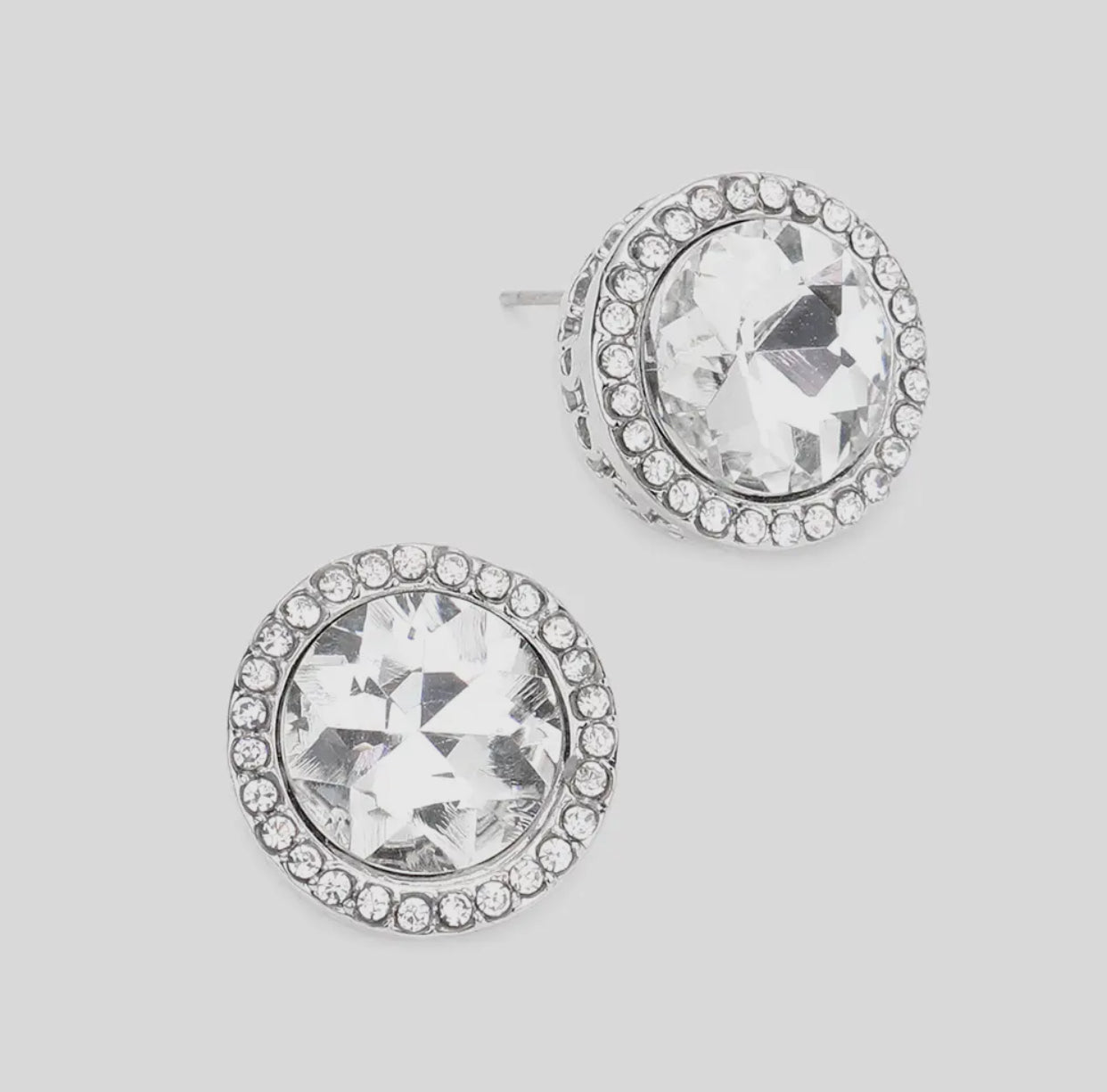 Circular Jeweled Studs