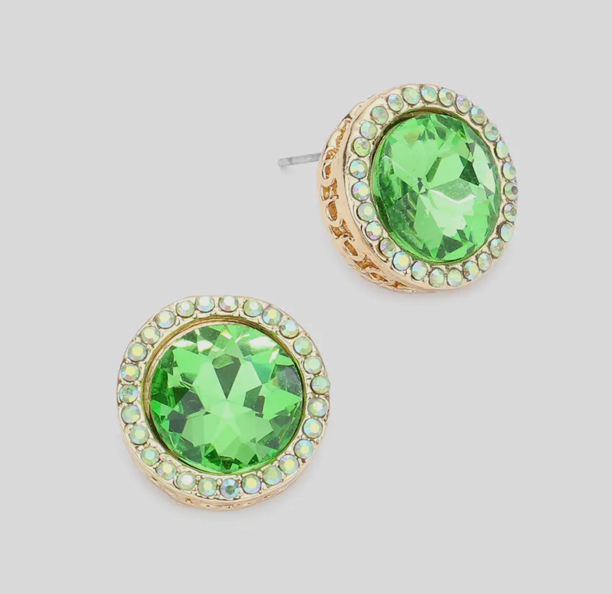 Circular Jeweled Studs