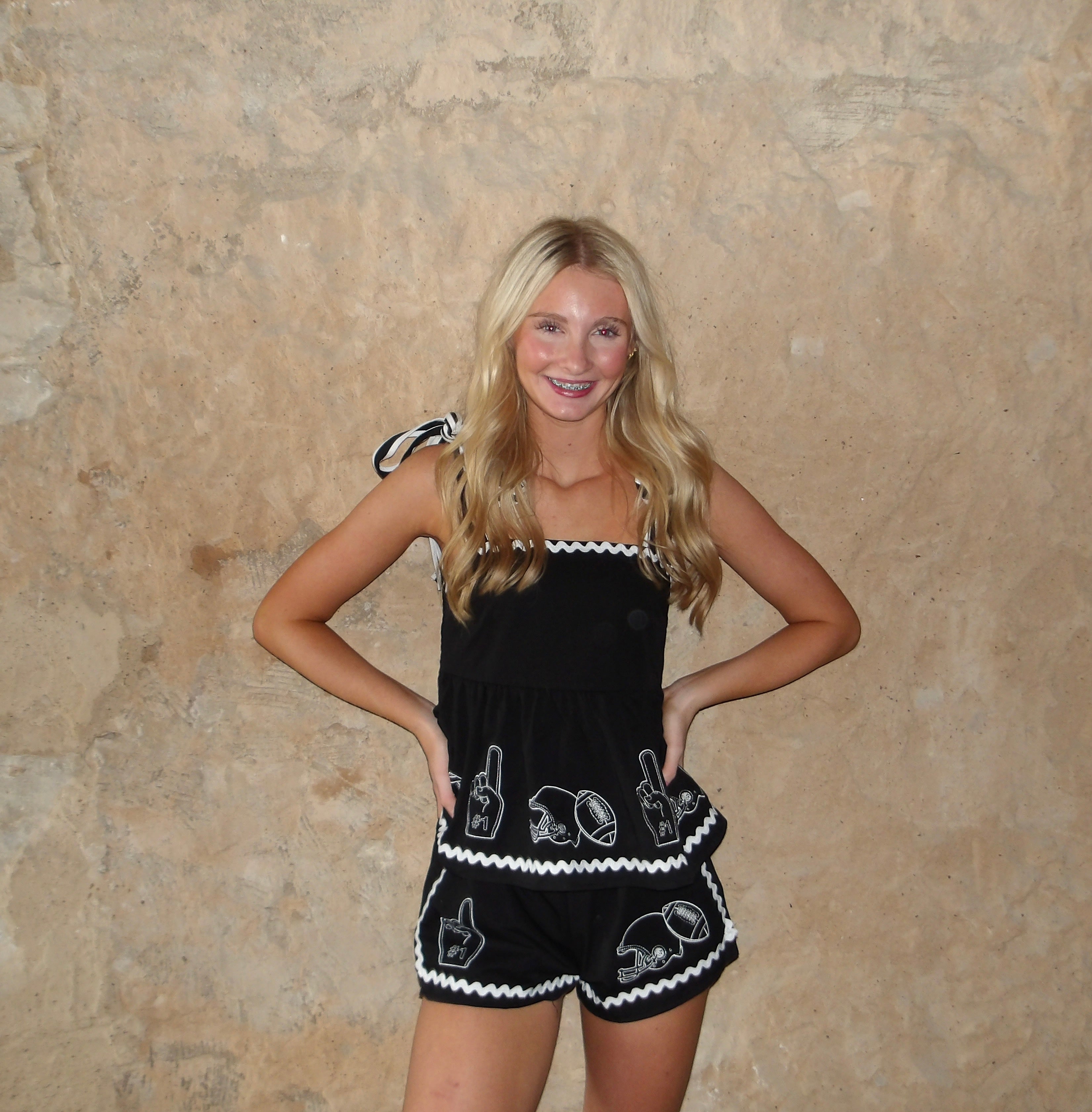 Stitched Game Day Set- S M L  50% Off