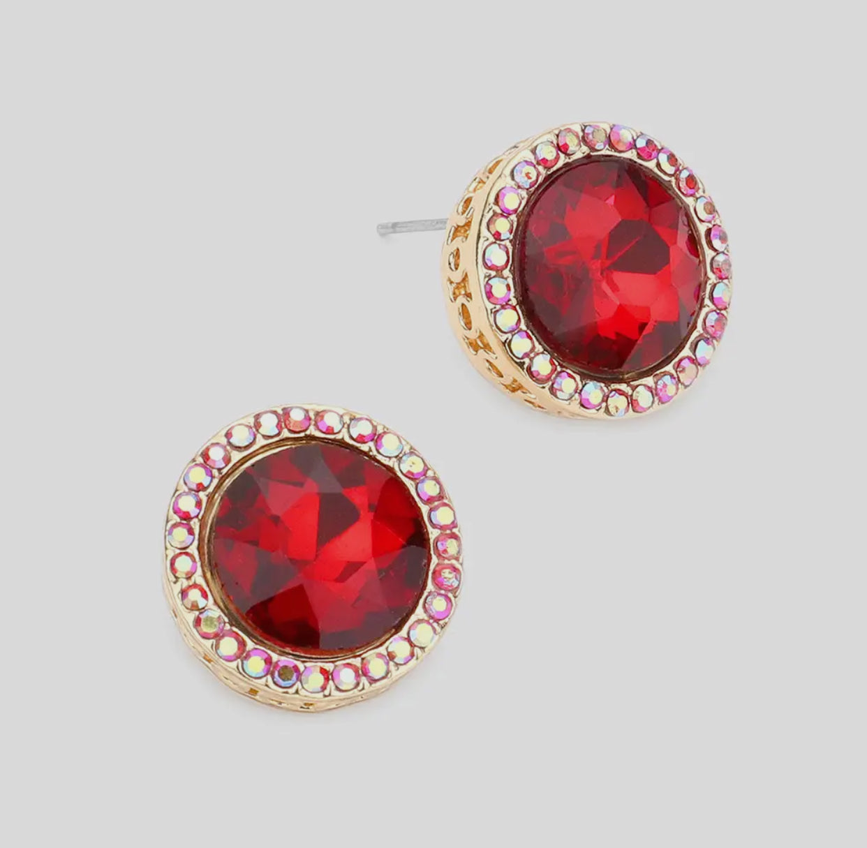Circular Jeweled Studs