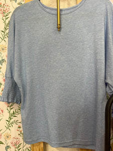 Light Blue Long Sleeve Top