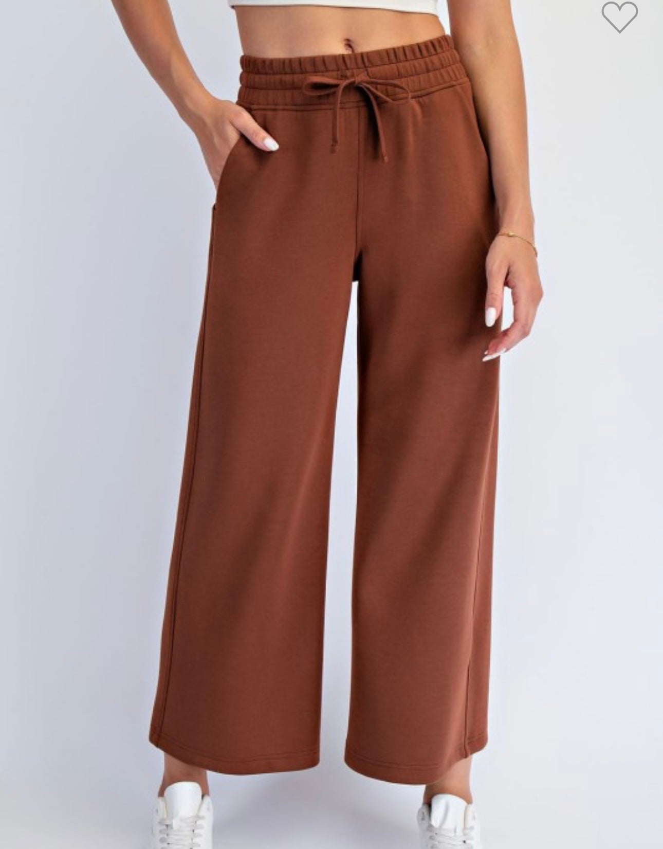 Chestnut cropped pant