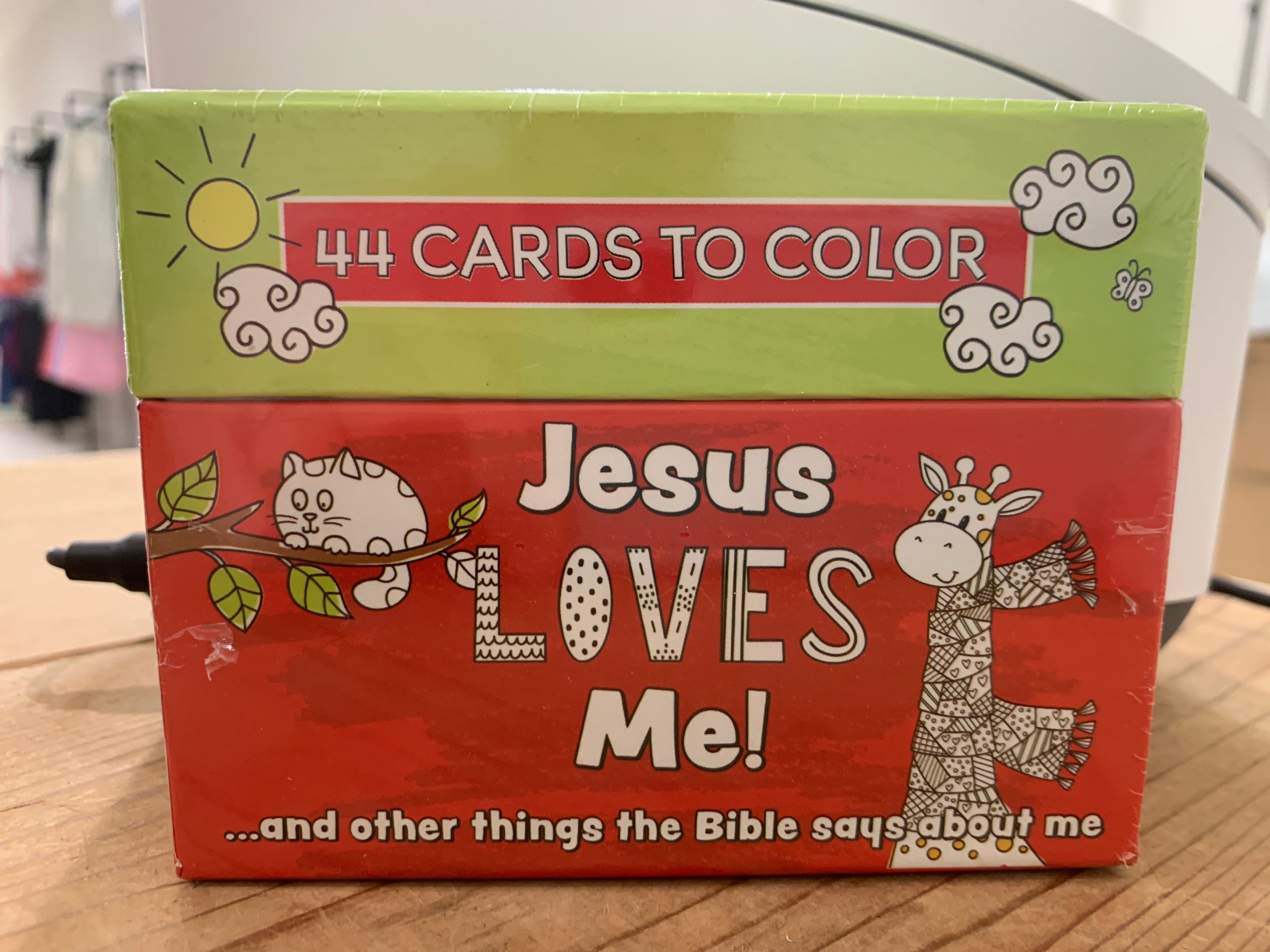 Jesus Loves Me Coloring Cards