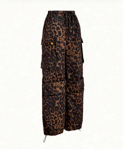 Leopard Cargo Pants