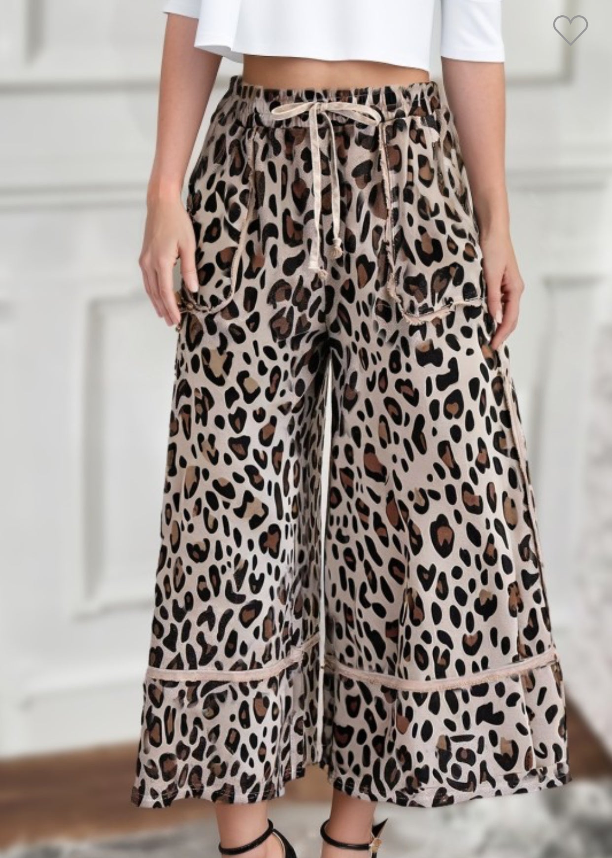 Leopard Crop Pant- S M L XL