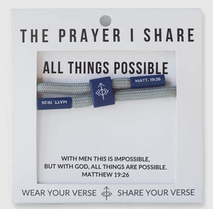 The Prayer I Share- Bracelet