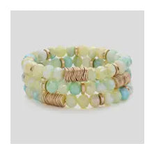 Mint Green Bracelet Stack