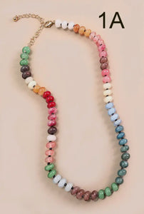 Agate Gemstone Necklace