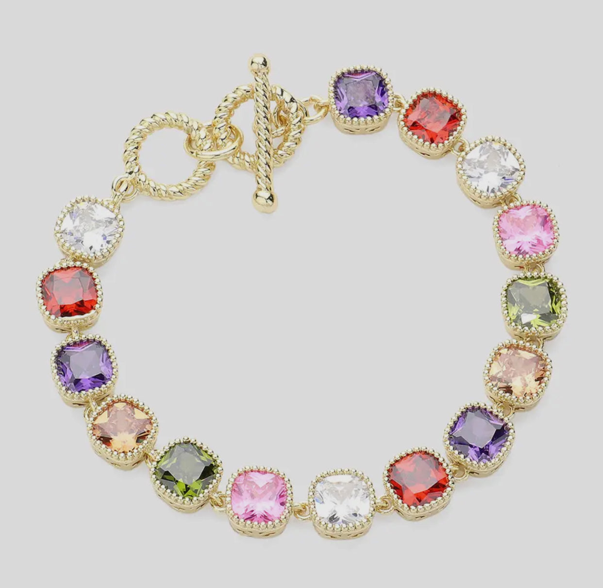 Multi Color Jewel Bracelet