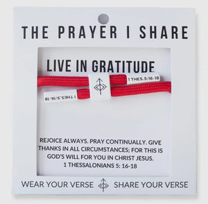 The Prayer I Share- Bracelet