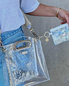 Confetti Mini Wallet-Gold