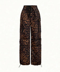 Leopard Cargo Pants