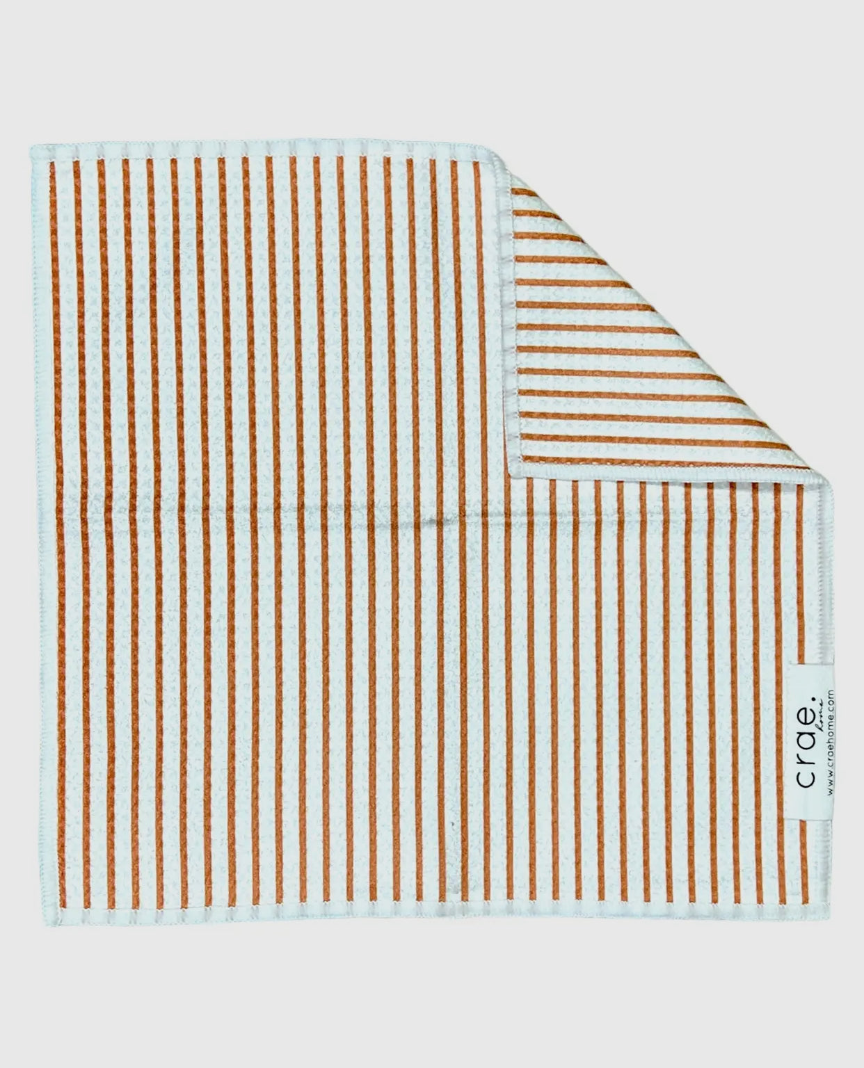 Crae Washcloth- Rust Stripe