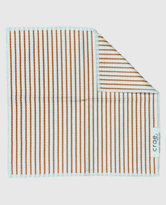 Crae Washcloth- Rust Stripe
