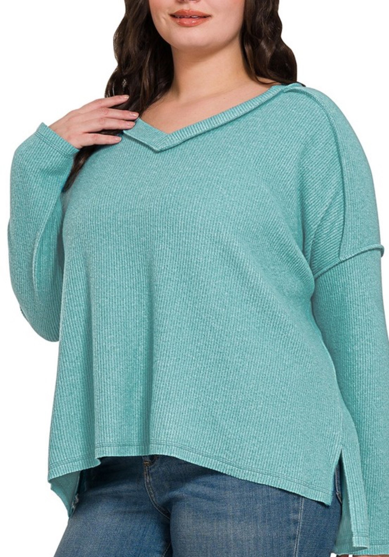 Ribbed Lg Sleeve- S/M L/XL