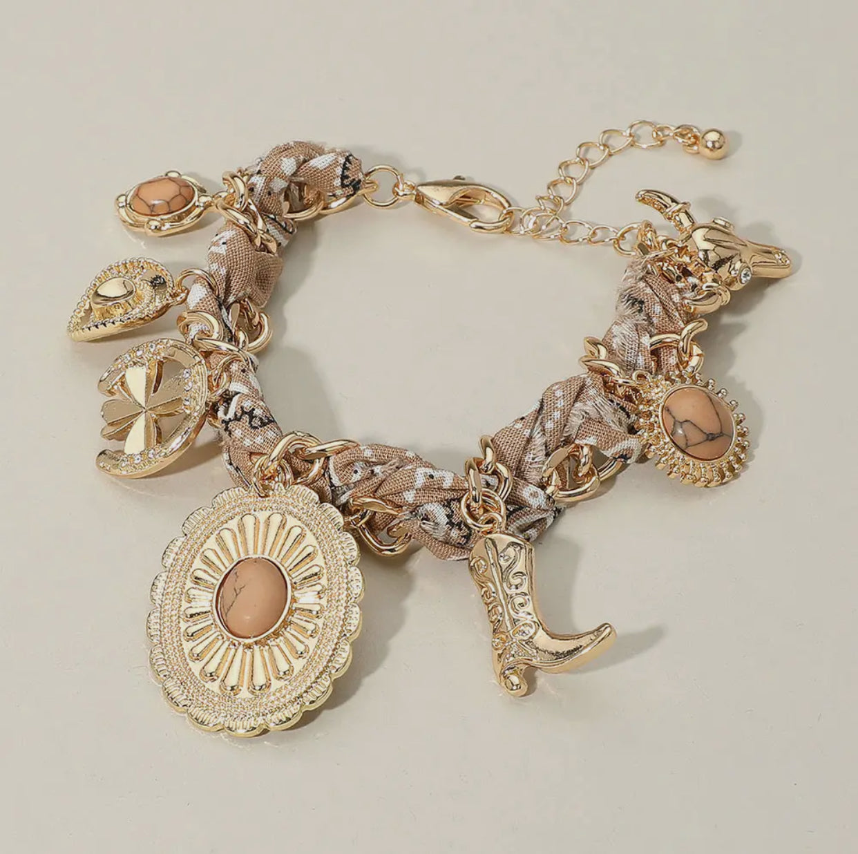 Bandana Charm Bracelet