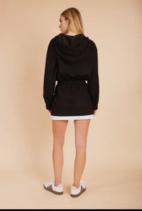 Black Hoodie Mini Dress