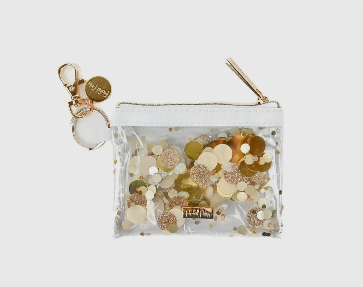 Confetti Mini Wallet-Gold