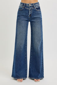 Risen Front V Dark Wash Jean