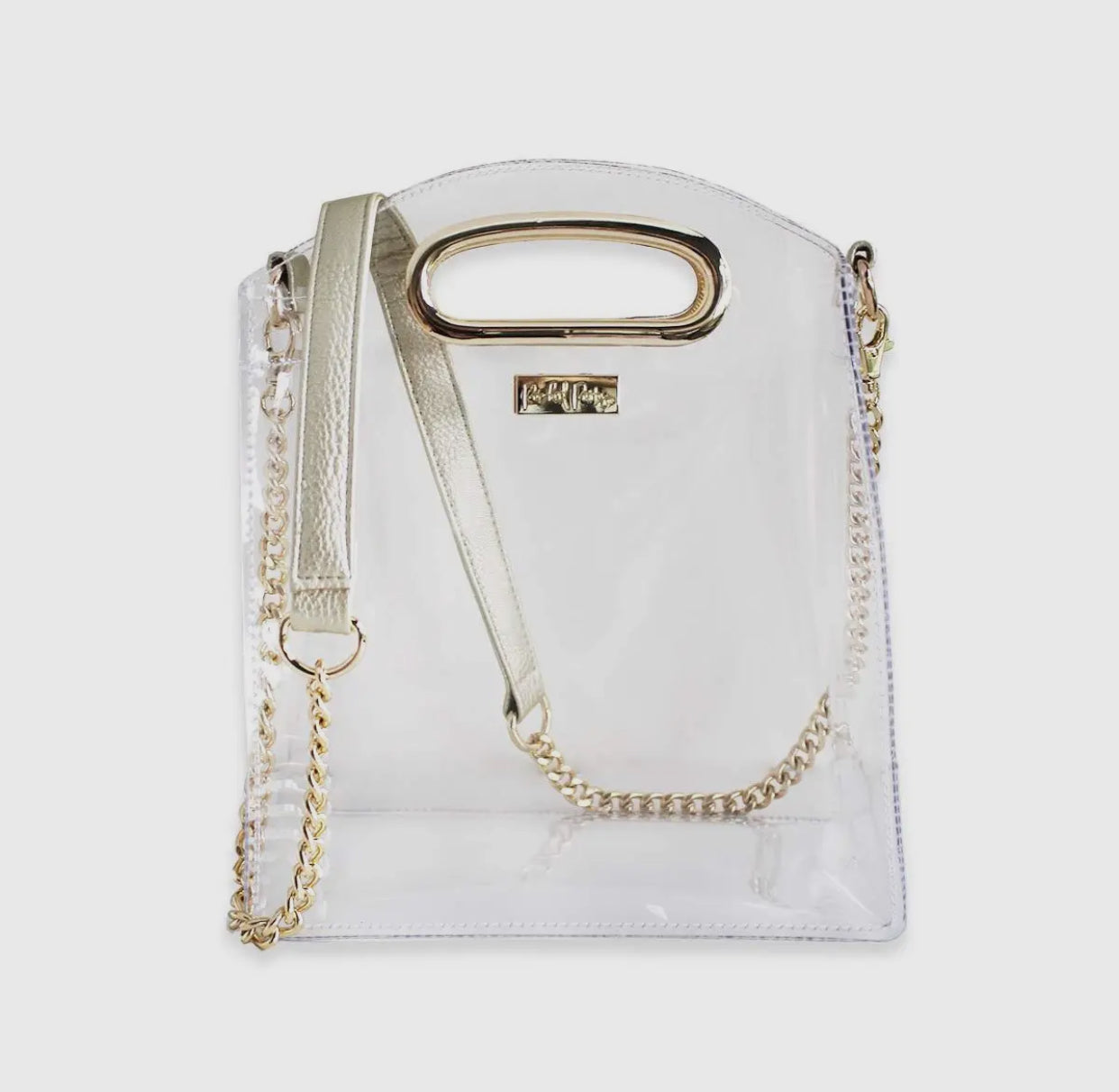 Clear and Gold Tote Bag