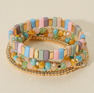 Mixed Beaded Bracelets