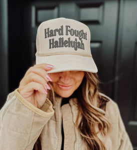 Hard Fought Hallelujah Trucker Hat