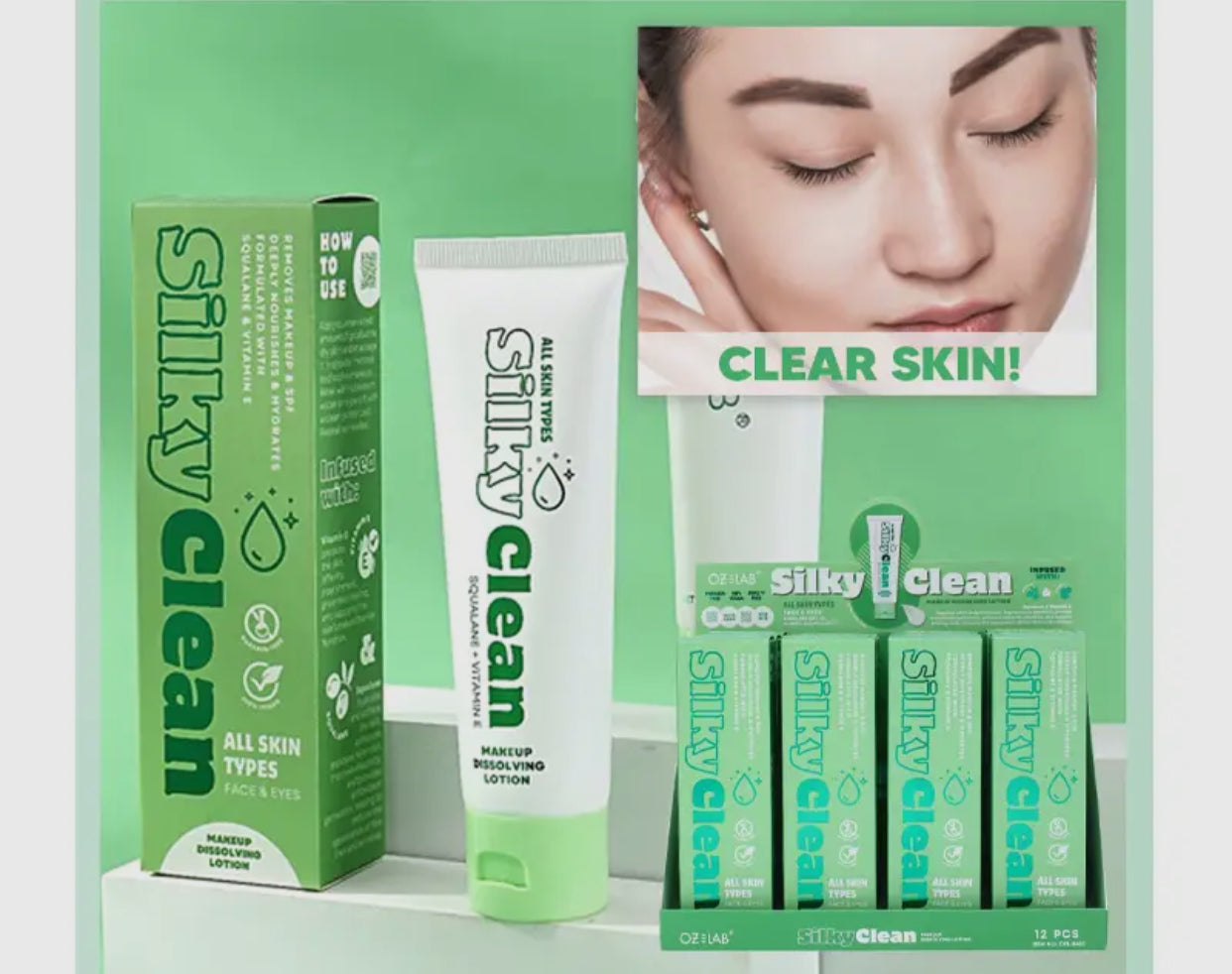 Silky Clean Makeup Dissolving Lotion