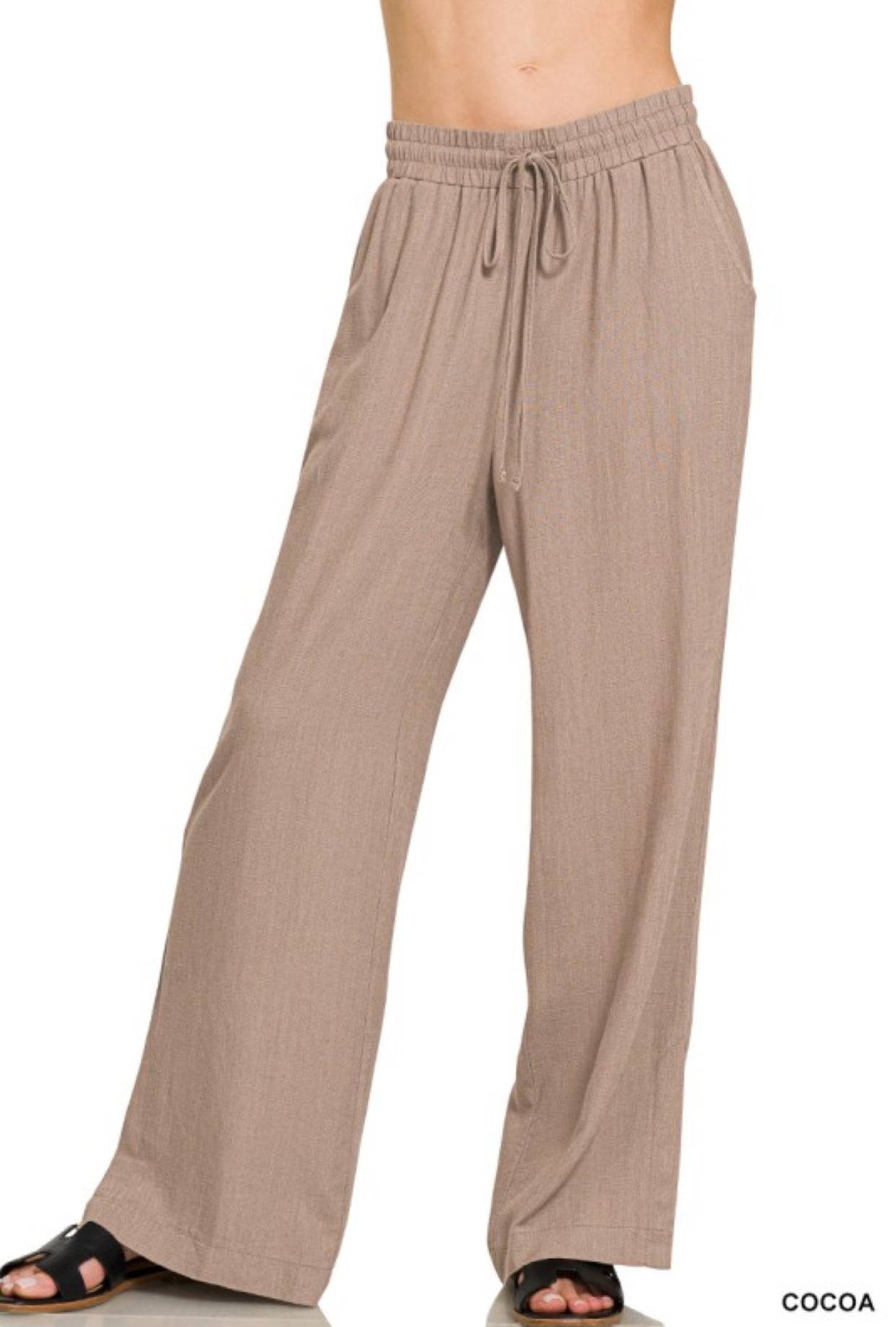 Taupe Linen Pant- S M L XL