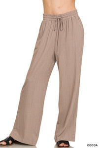 Taupe Linen Pant- S M L XL