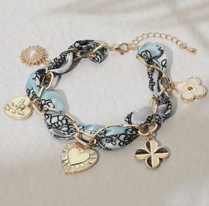 Bandana Charm Bracelet