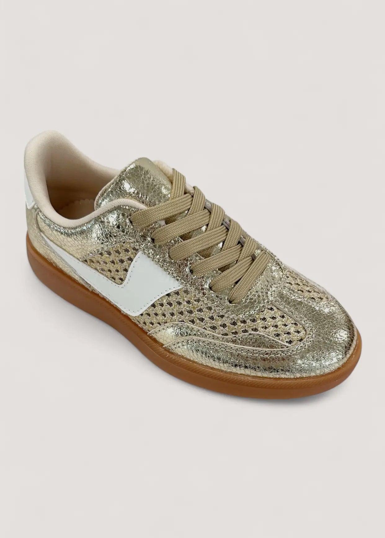 Gold Court Sneakers
