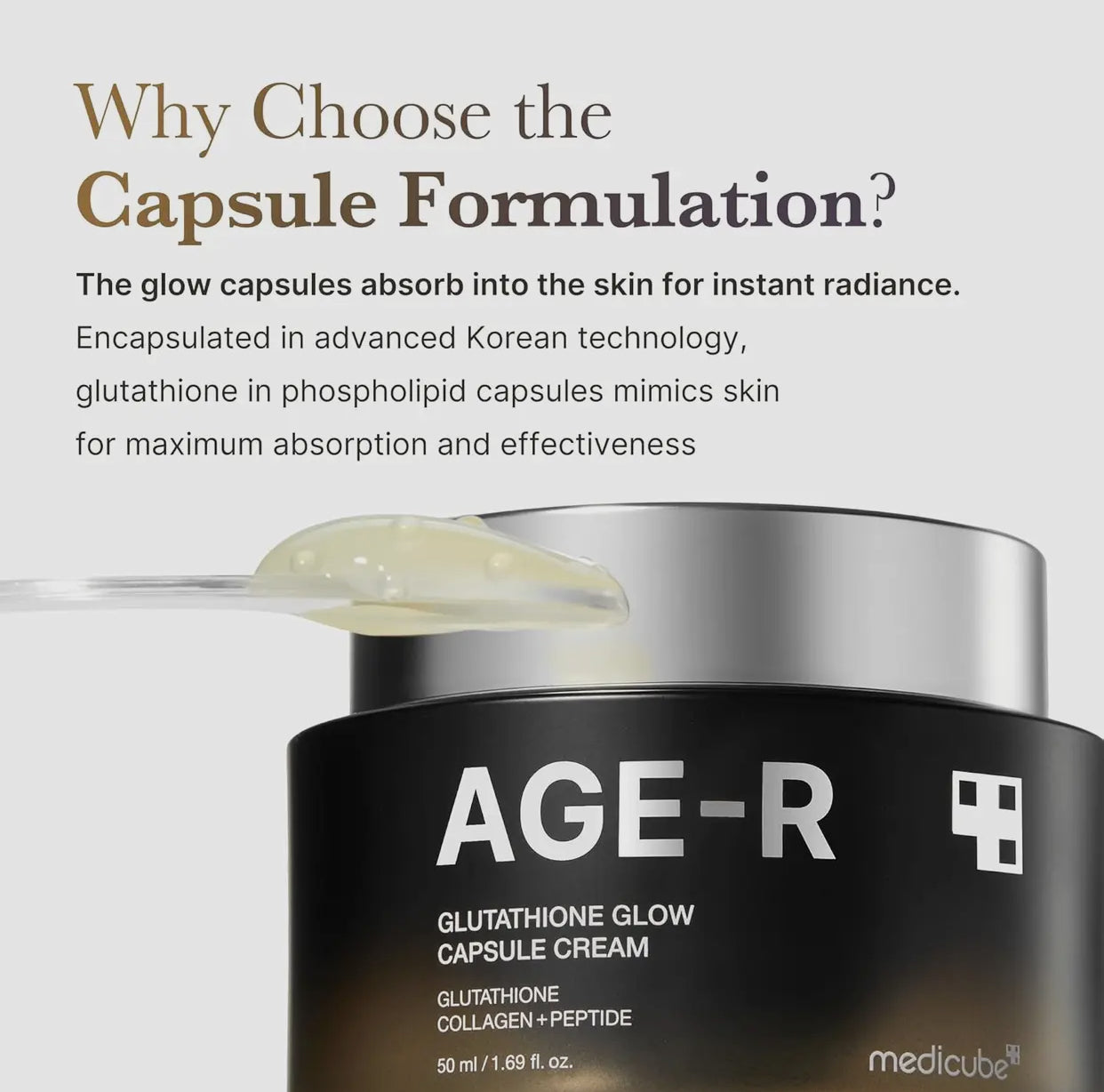 Medicube- Age R Glutathione Glow Cream