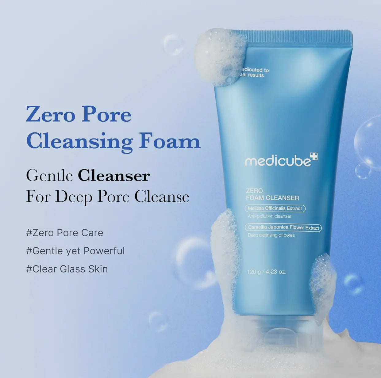 Medicube- Zero Pore Clear Capsule Foam Cleanser