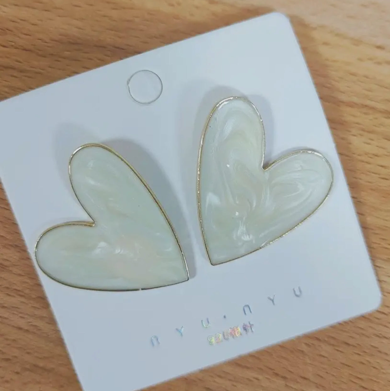Glazed Heart Earring