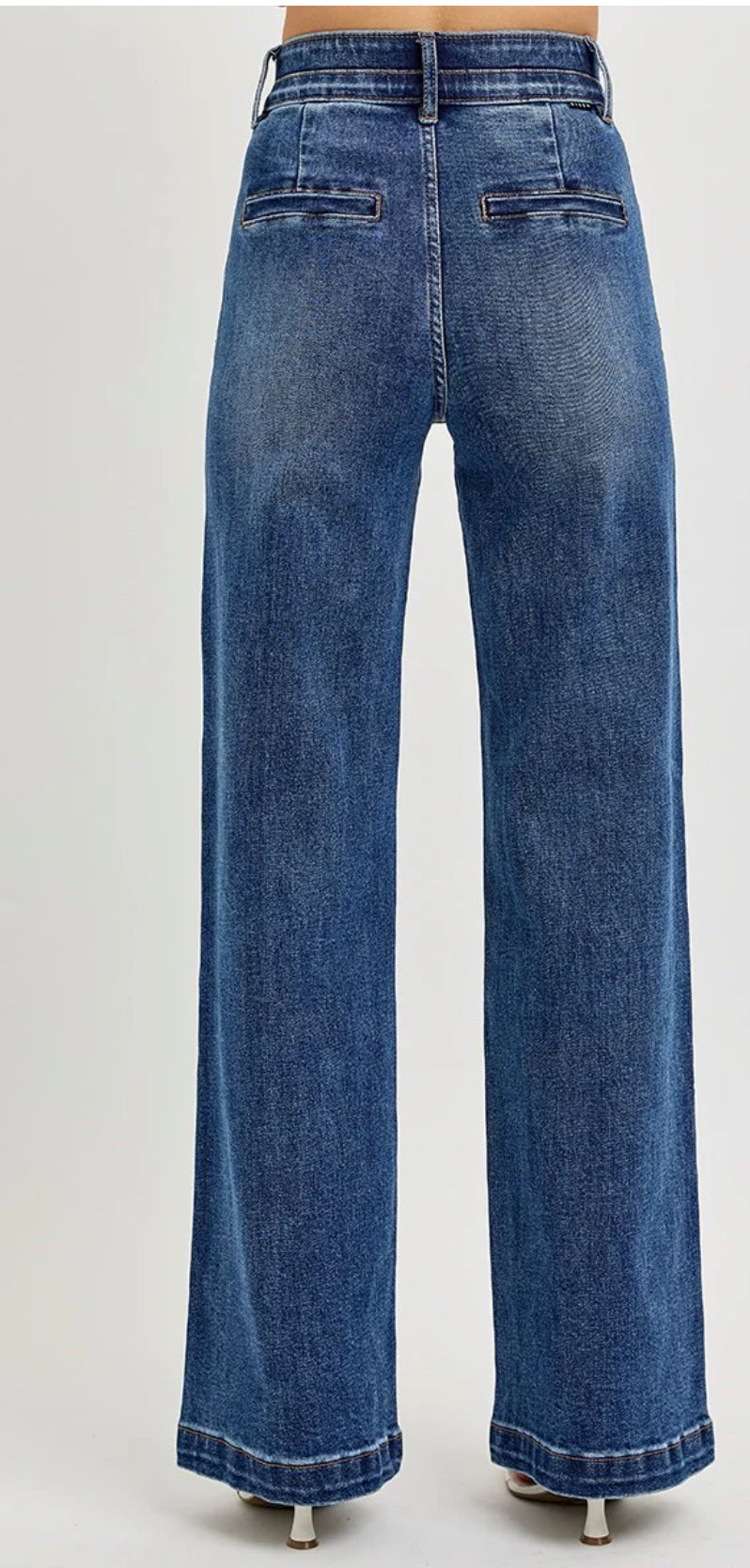 Risen Jeans- High Rise Double Waist