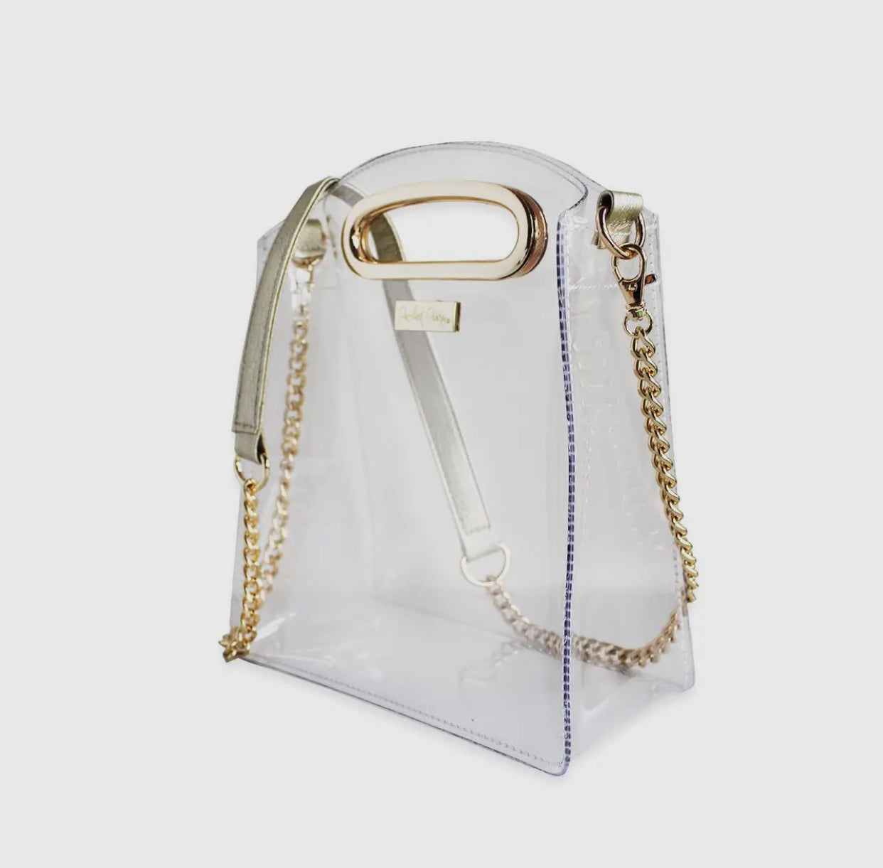 Clear and Gold Tote Bag
