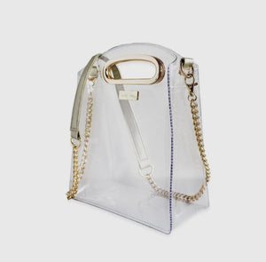 Clear and Gold Tote Bag