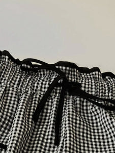 Black/White Gingham Pants