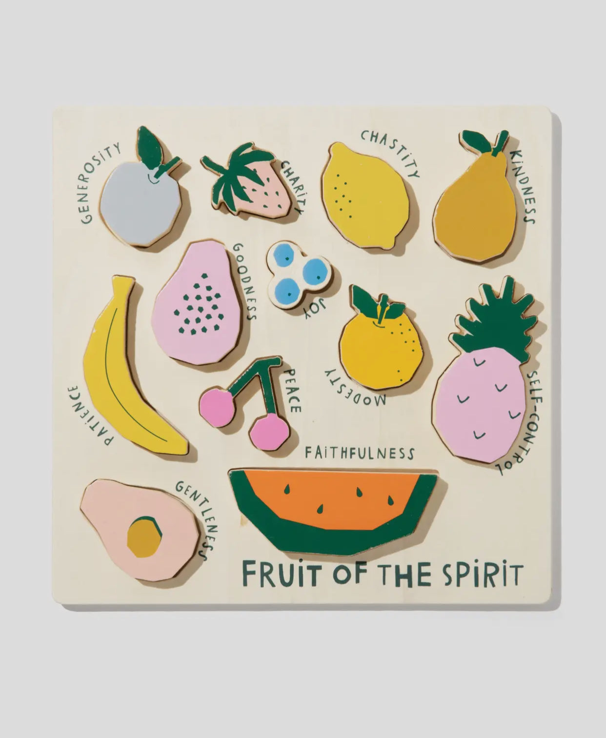 Fruits of the Spirit Wood Puzzle