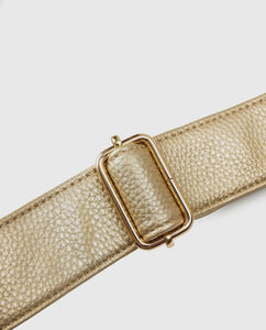 Clear & Gold Crossbody Bag
