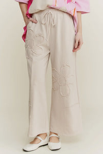 Flower Patch Bottoms- Taupe