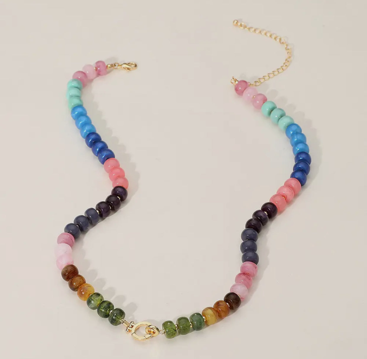 Agate Gemstone Necklace- Good Accent Middle