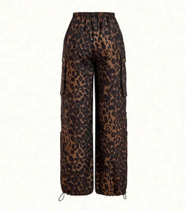 Leopard Cargo Pants