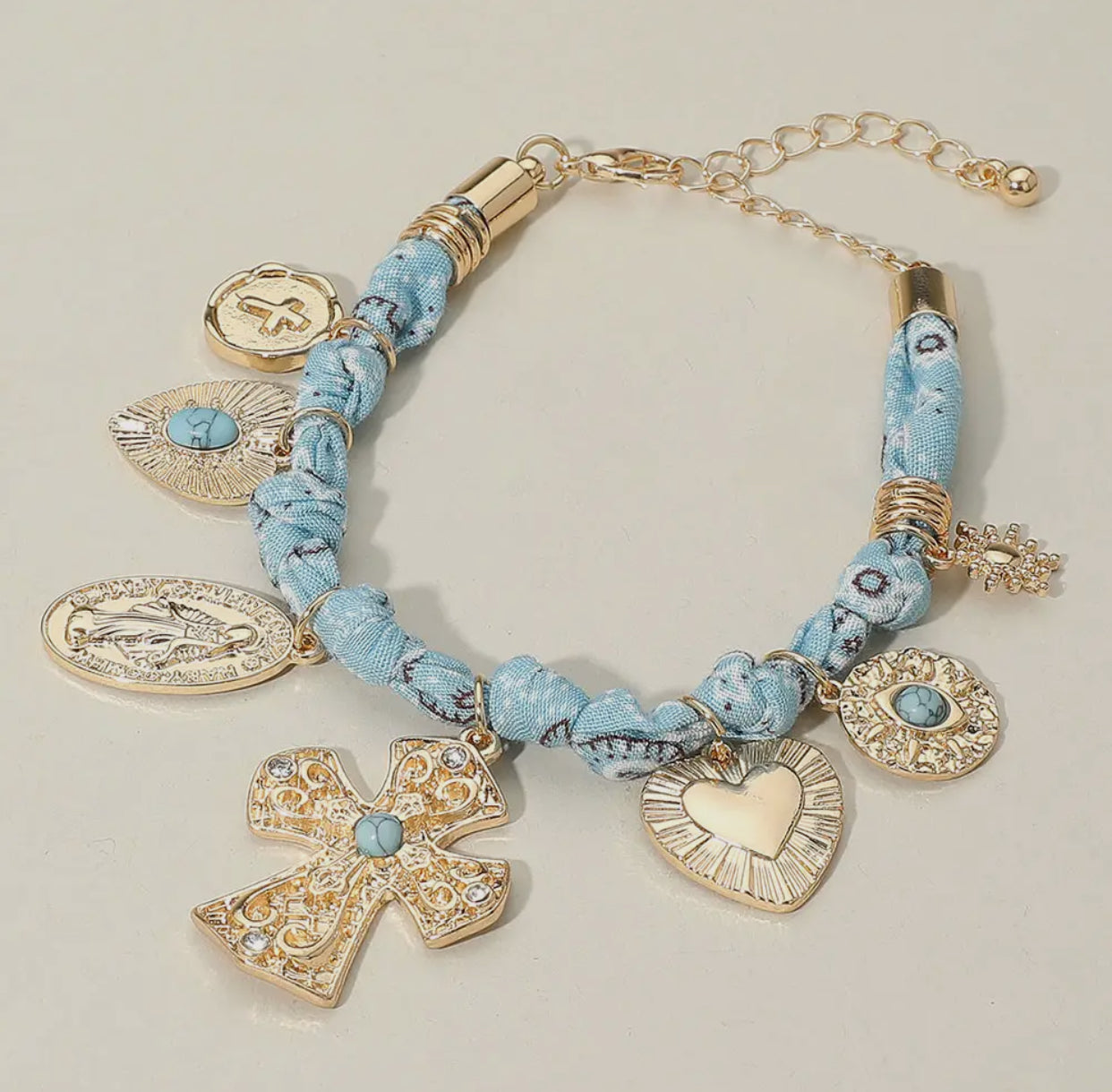 Bandana Charm Bracelet