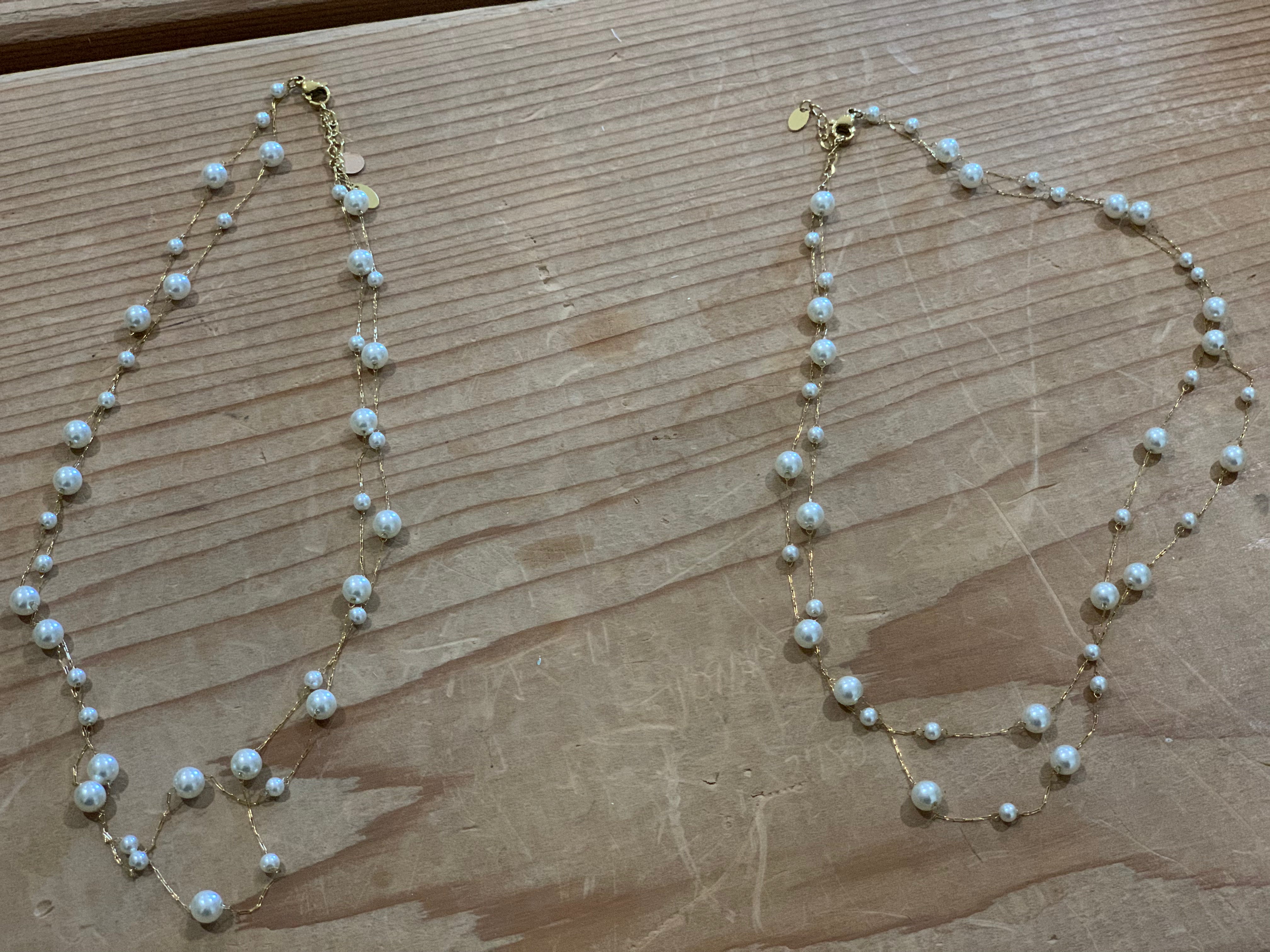 Gold & Pearl Necklace