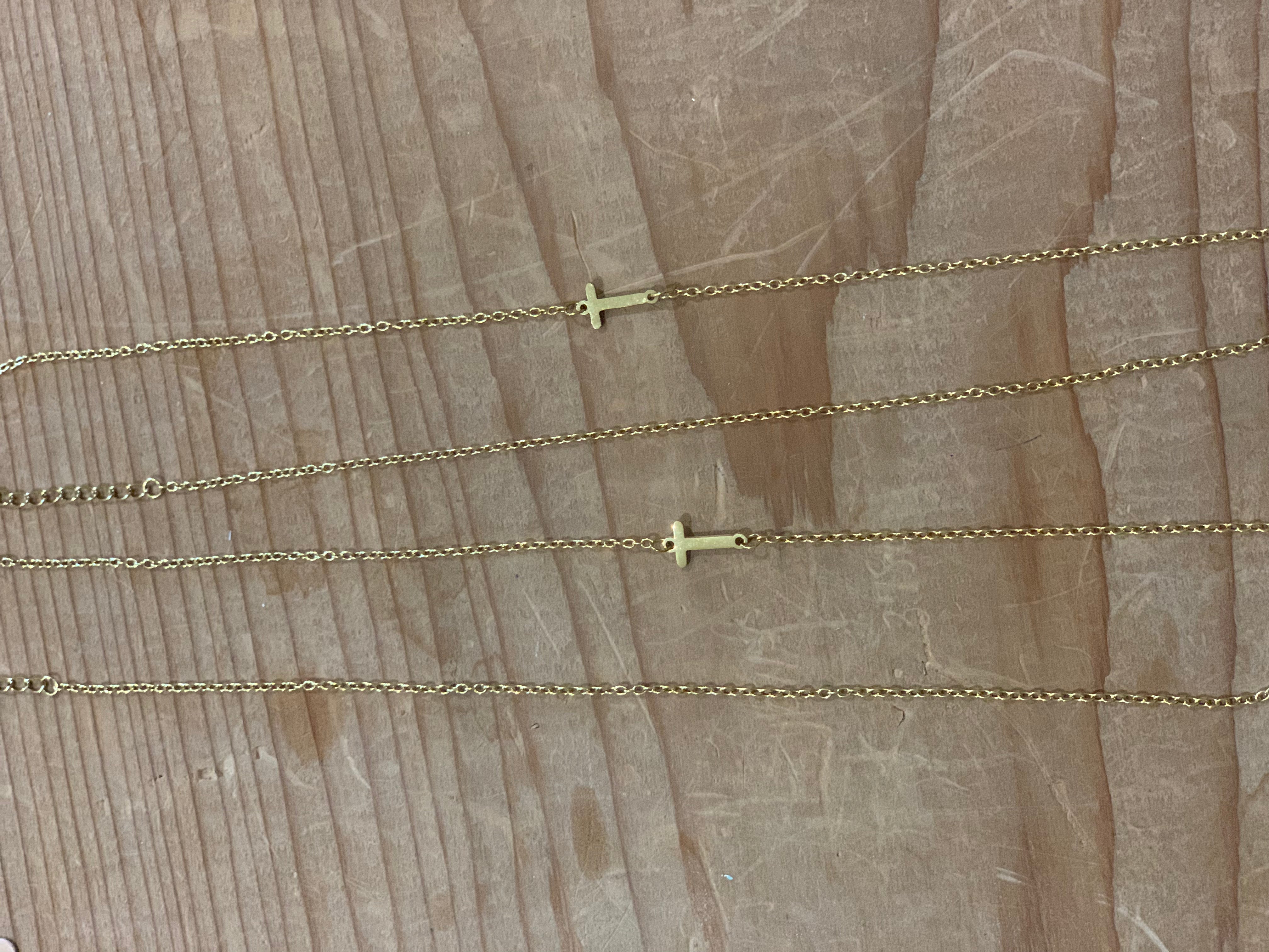 Gold Cross Necklace
