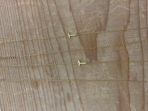 Gold Cross Necklace