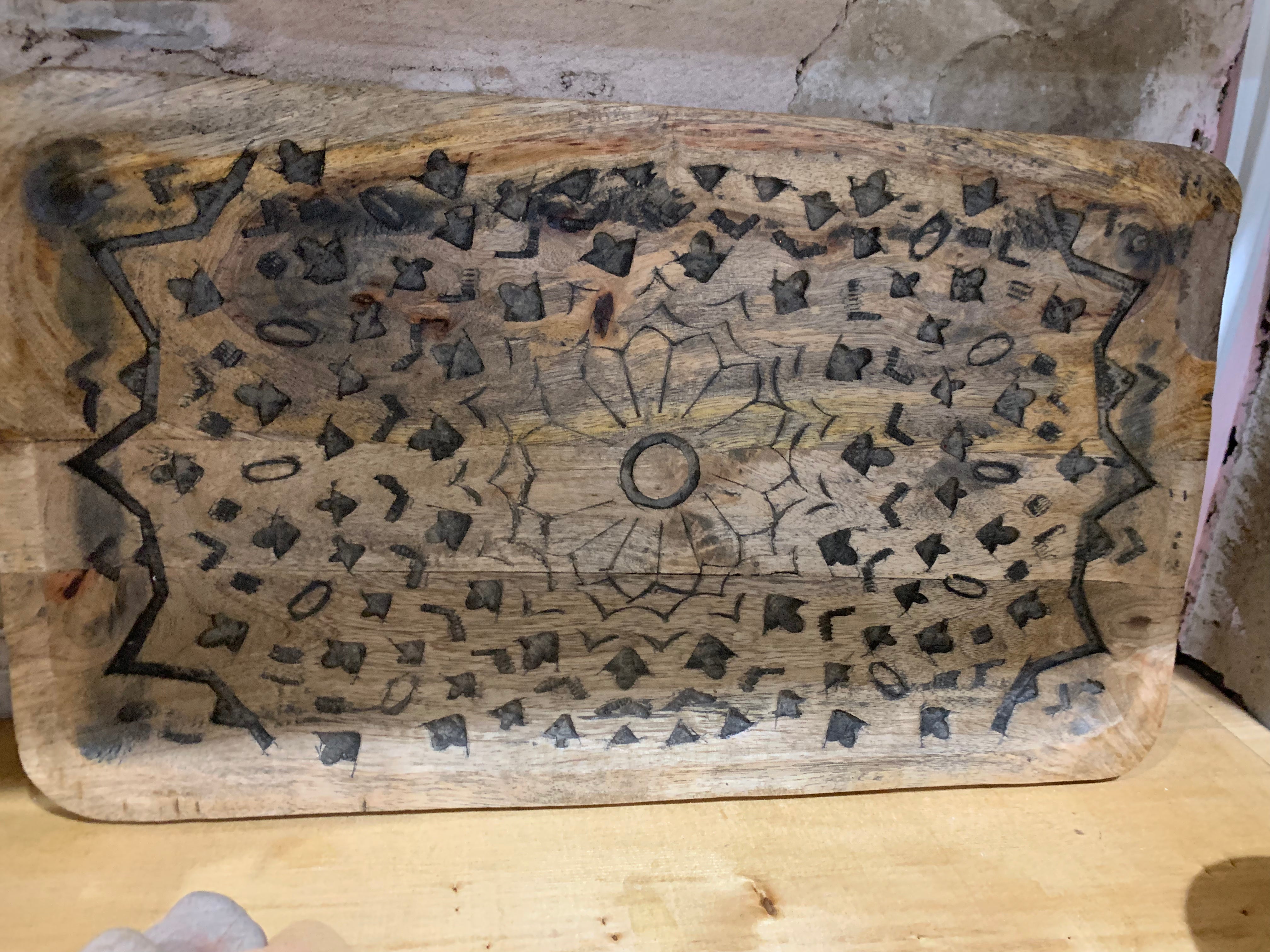 Carved Wooden Board