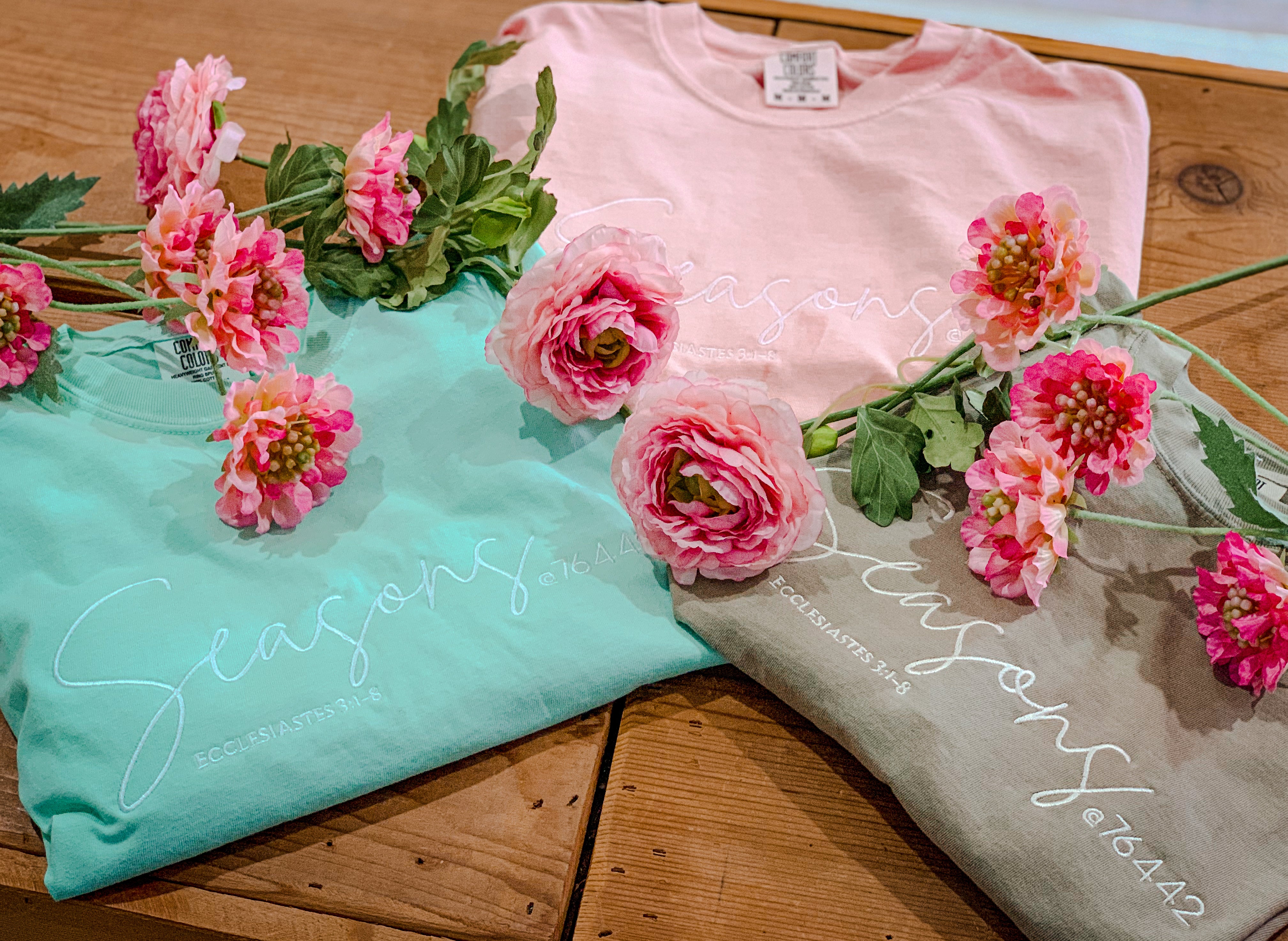 Seasons Logo Tee- S M L XL